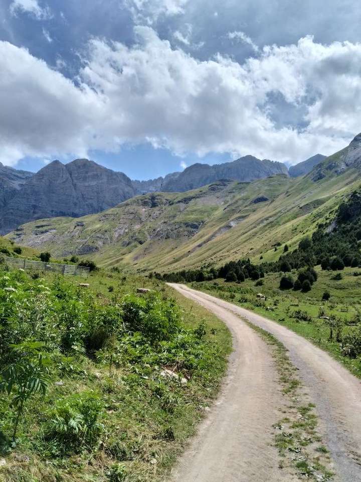 Path in the mountains